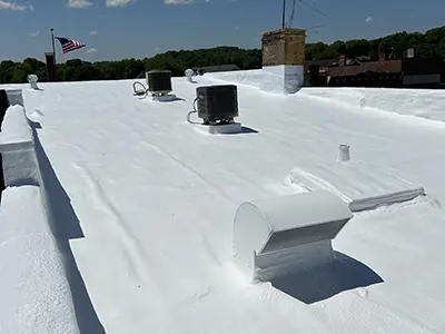 commercial roofing contractor OH Ohio spray foam coating 2